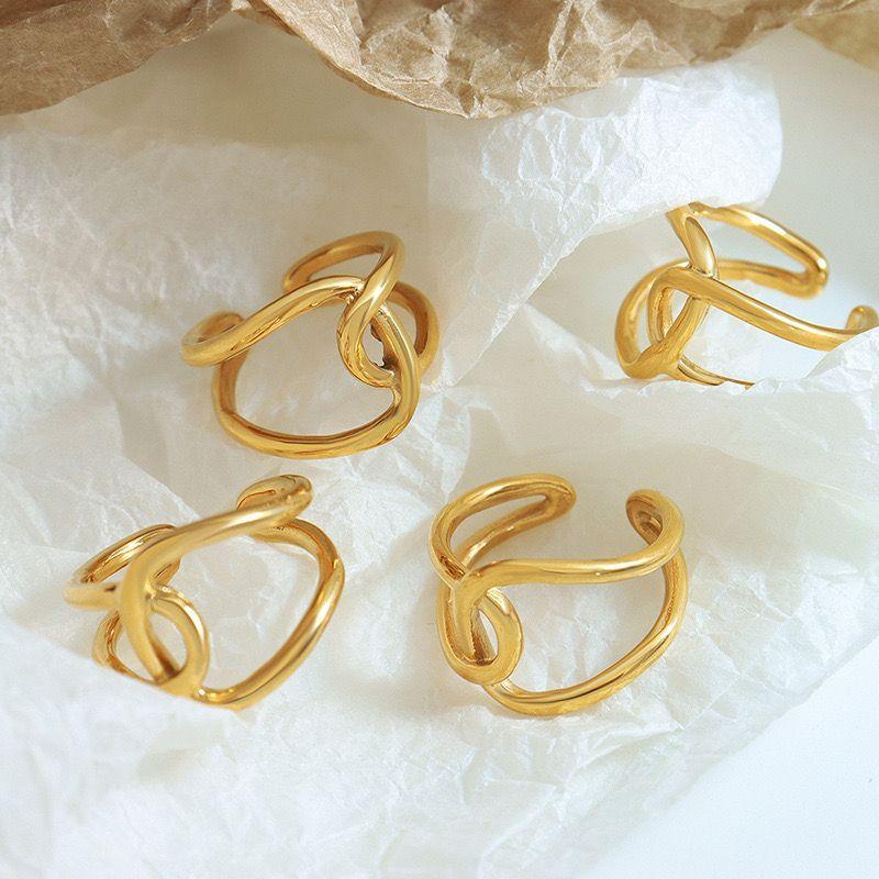 Anillo Baño Oro 18k Diseño-2