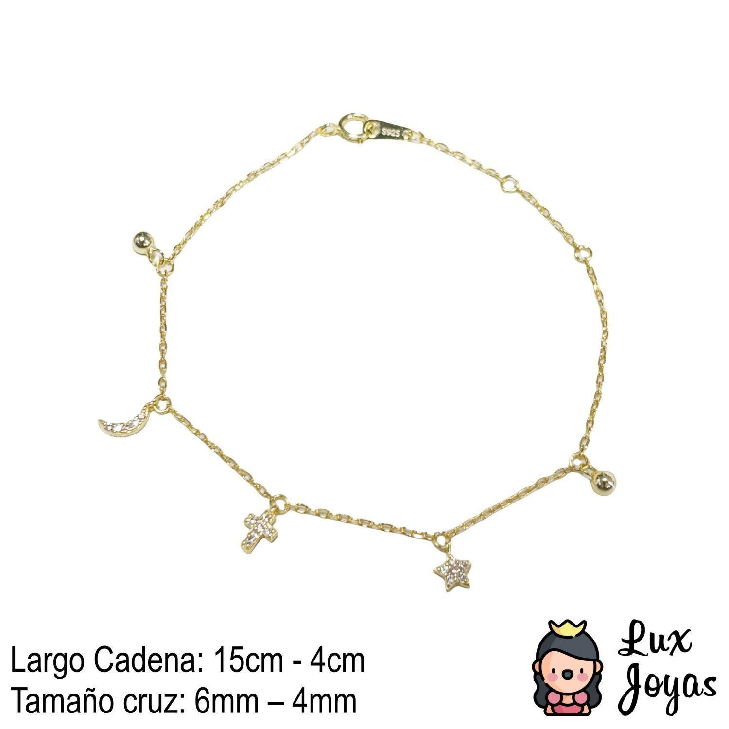 Pulsera Plata 925 Chiches Bri Cruz-2