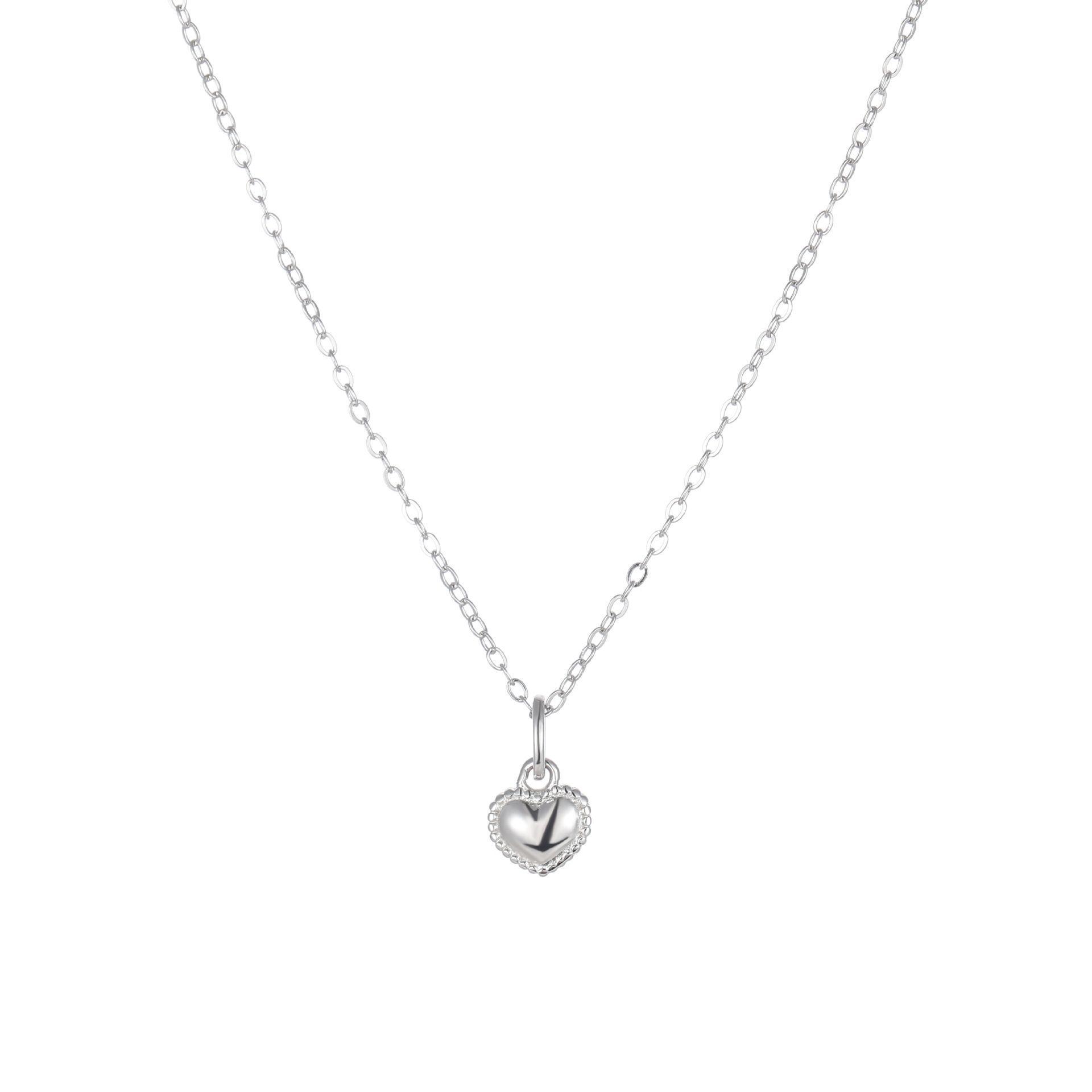 Collar Plata 925 Corazón Borpel-0
