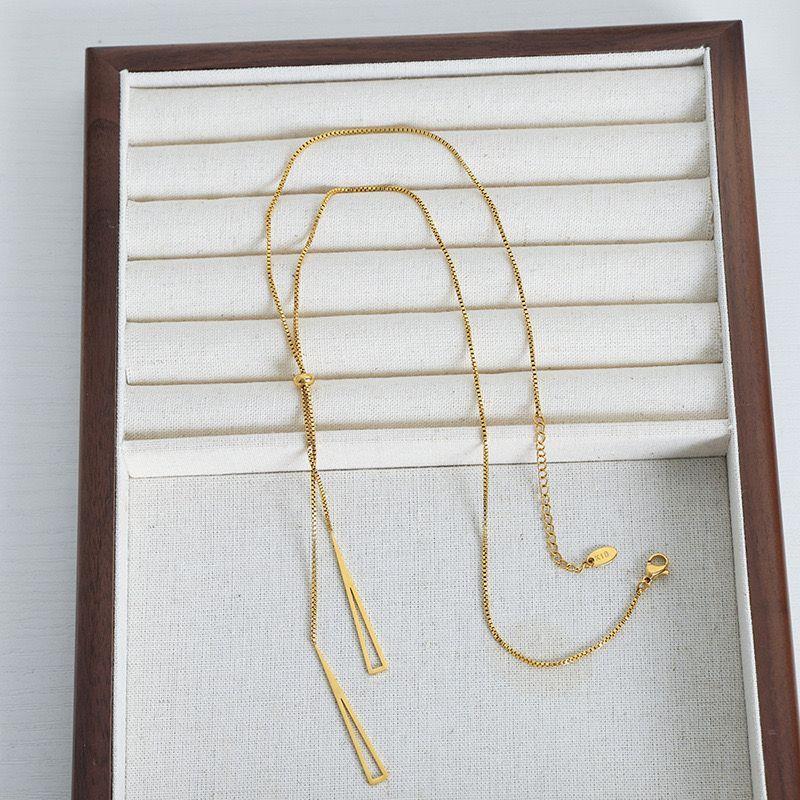Collar Baño Oro 18k Cadena Ajustable-1