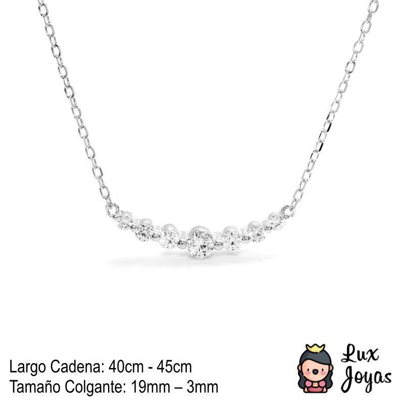 Collar Plata 925 Puntos Luz X7-2
