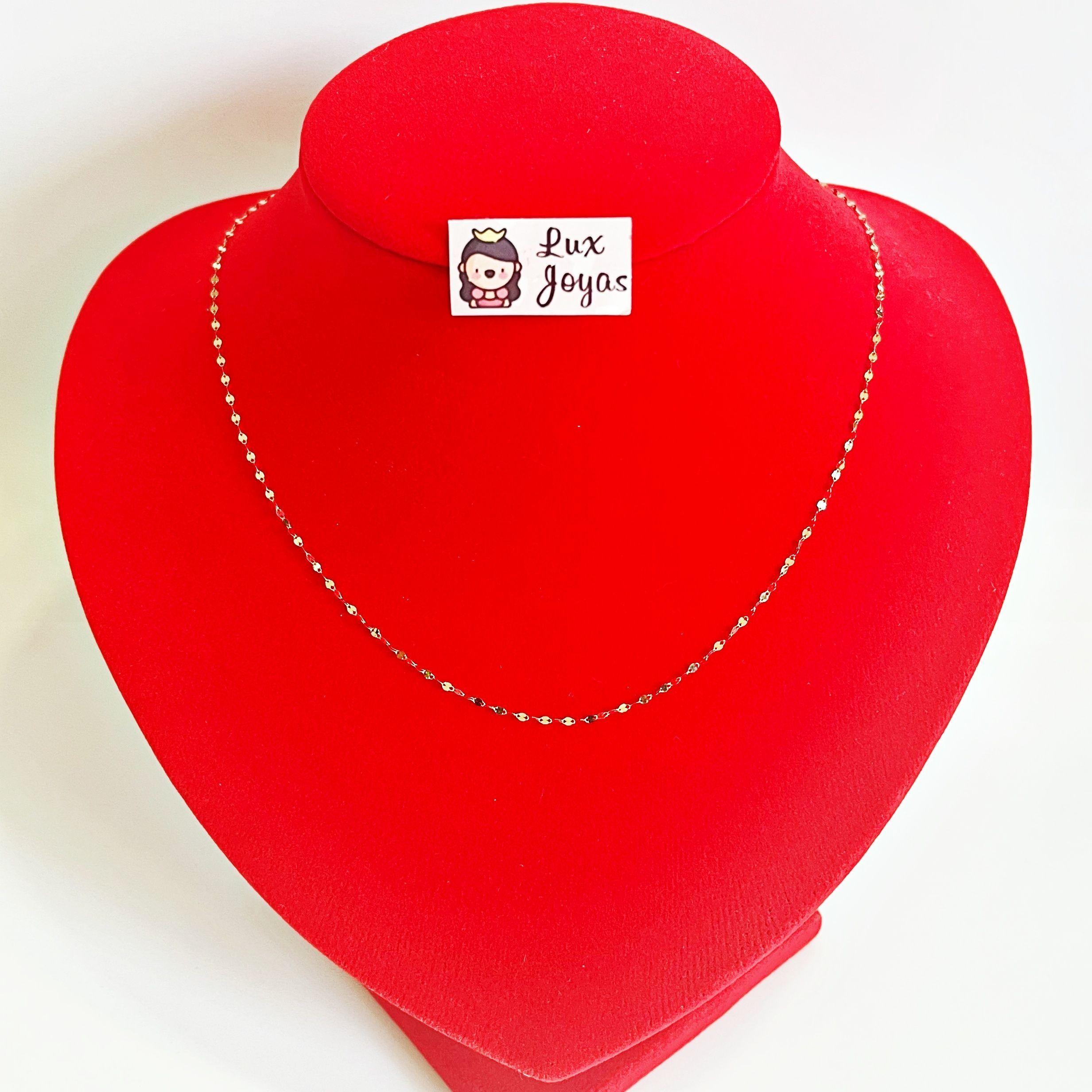 CADENA DISEÑO 45CM ORO ROSADO 18K-4