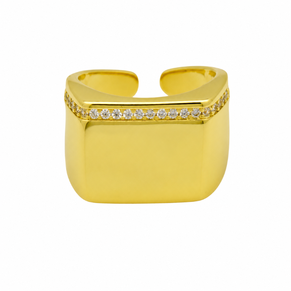 ANILLO ENCHAPADO ORO SELLO BRI-0