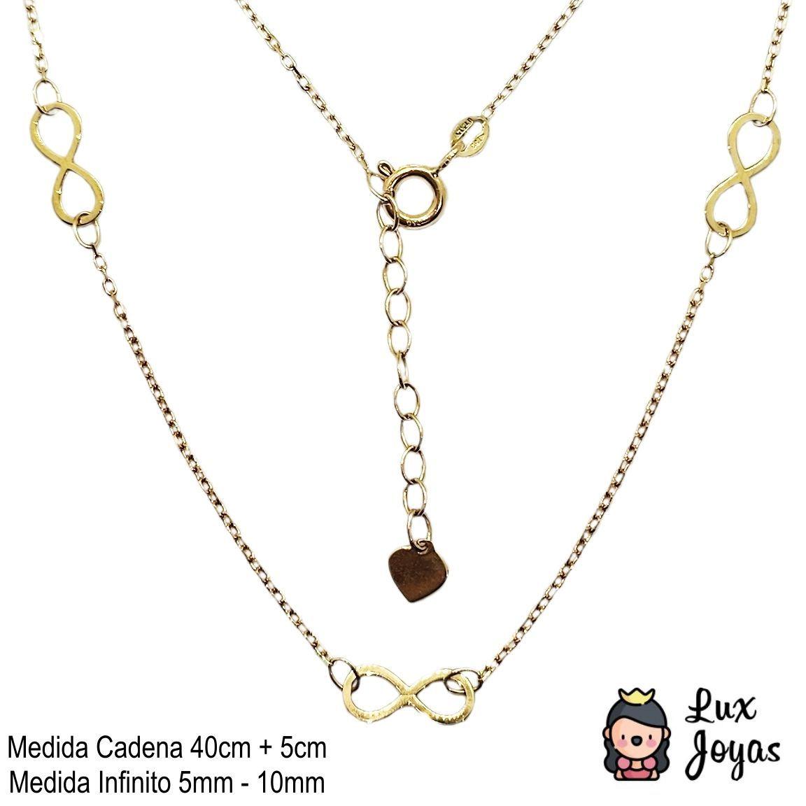 Cadena Eslabones Infinitos Oro Au750 - 18k Italiano-2