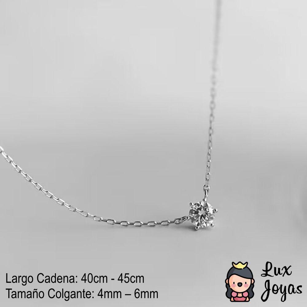 Collar Plata 925 Punto Luz 6p-2