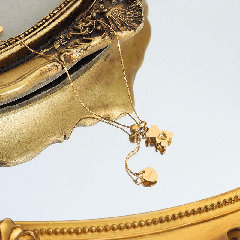 Collar Baño Oro 18k Osito Alargue-4