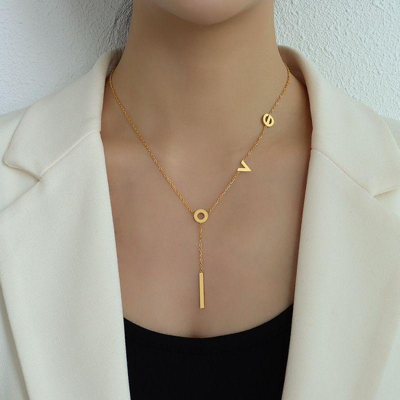 Collar Baño Oro Amarillo 18 Kilates Love-2