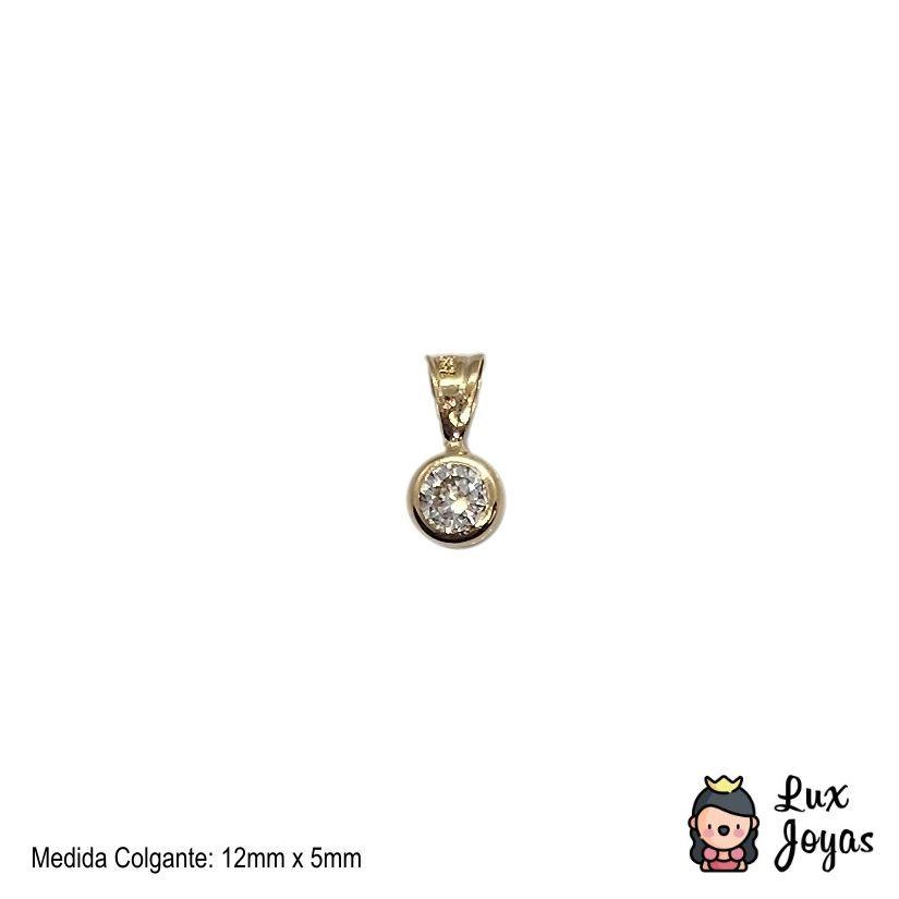 Colgante Punto De Luz Oro 18k-2