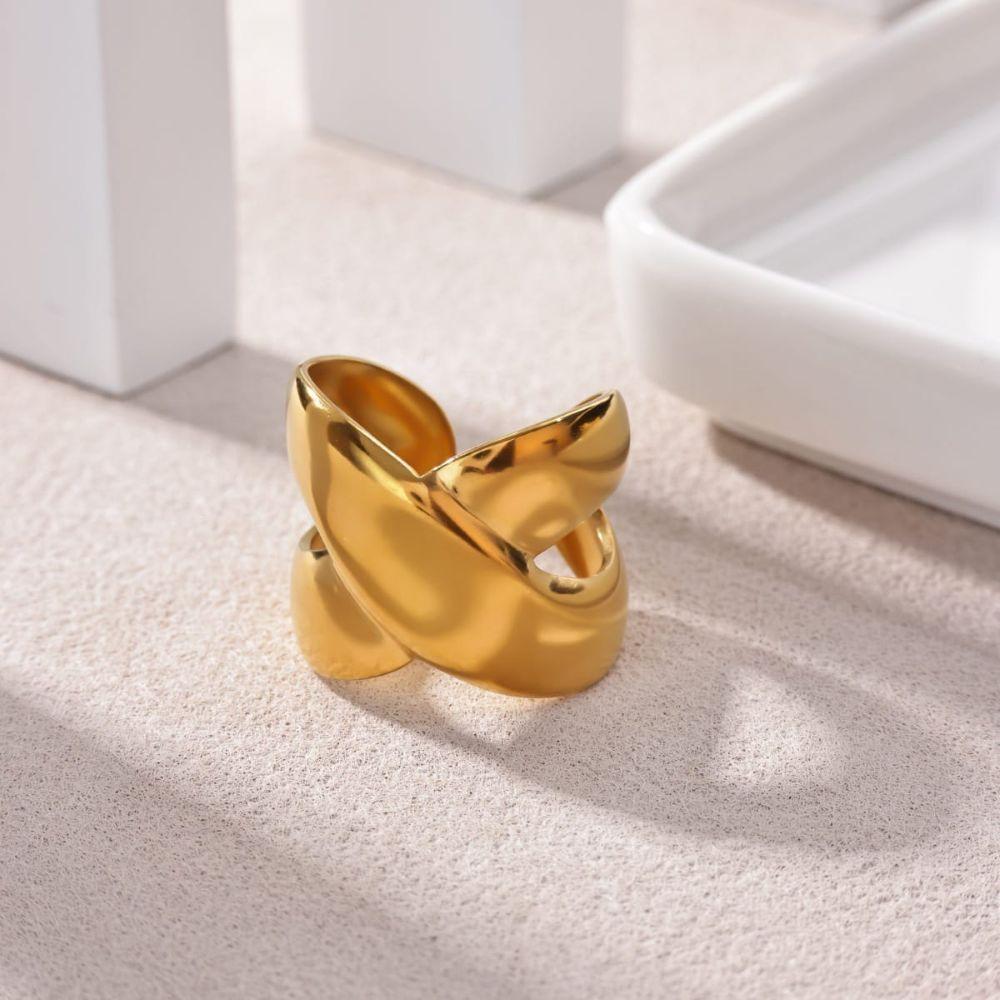 ANILLO ENCHAPADO ORO INFINI-2