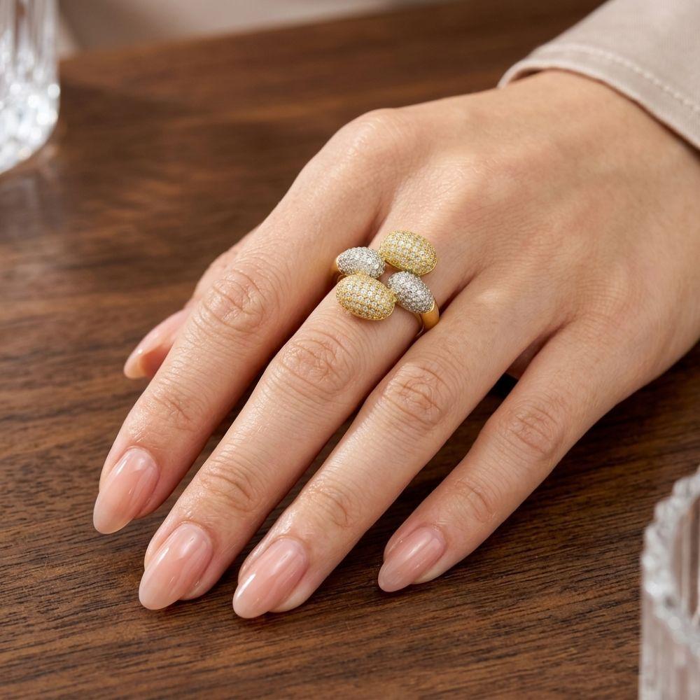 ANILLO ENCHAPADO ORO DIS GW-1
