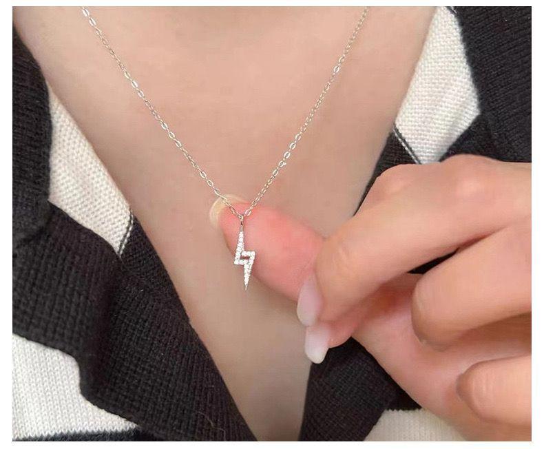 Collar Plata 925 Rayo Brillitos-1