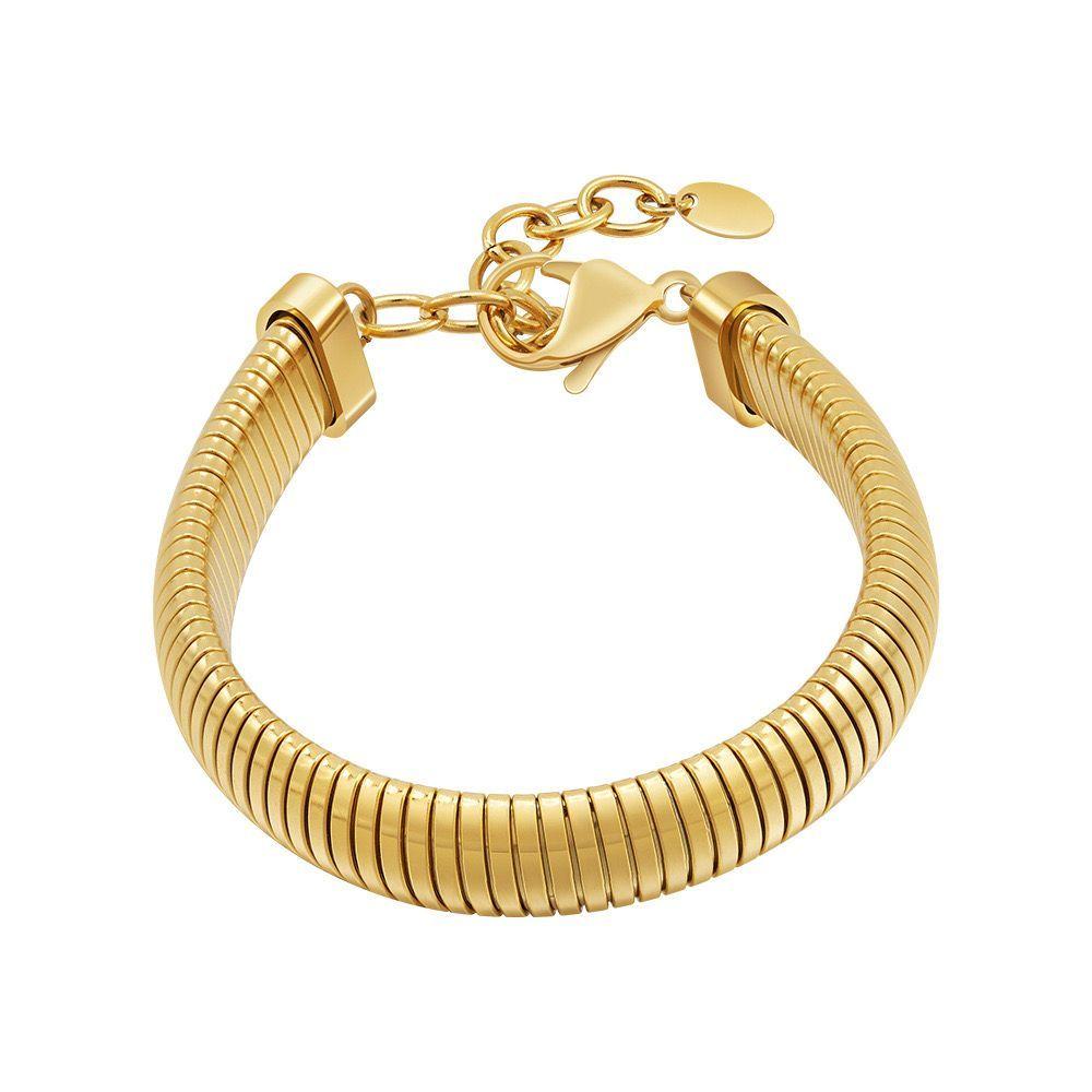 Pulsera Baño Oro 18k Elástica -0