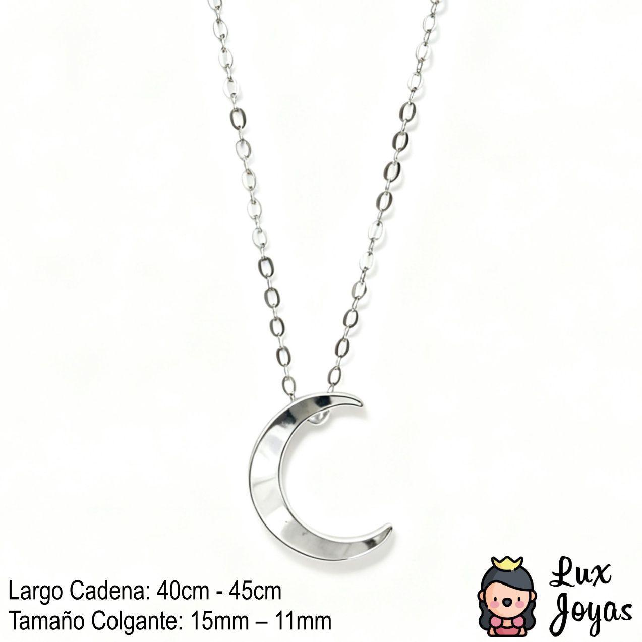 Collar Plata 925 Luna Lisa-2