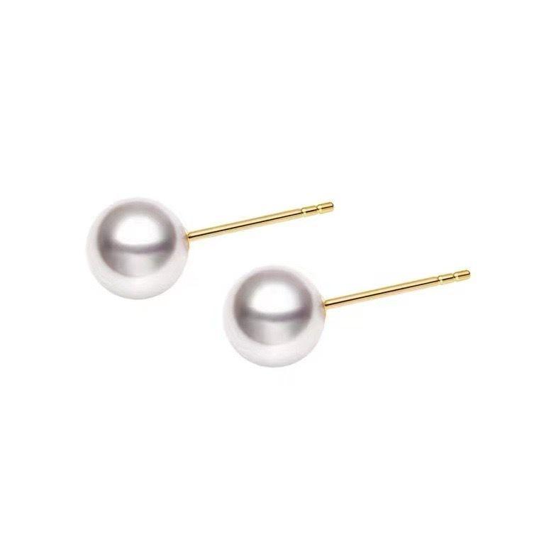 AROS PEGADOS PERLA DE RIO ORO AMARILLO 18K-0