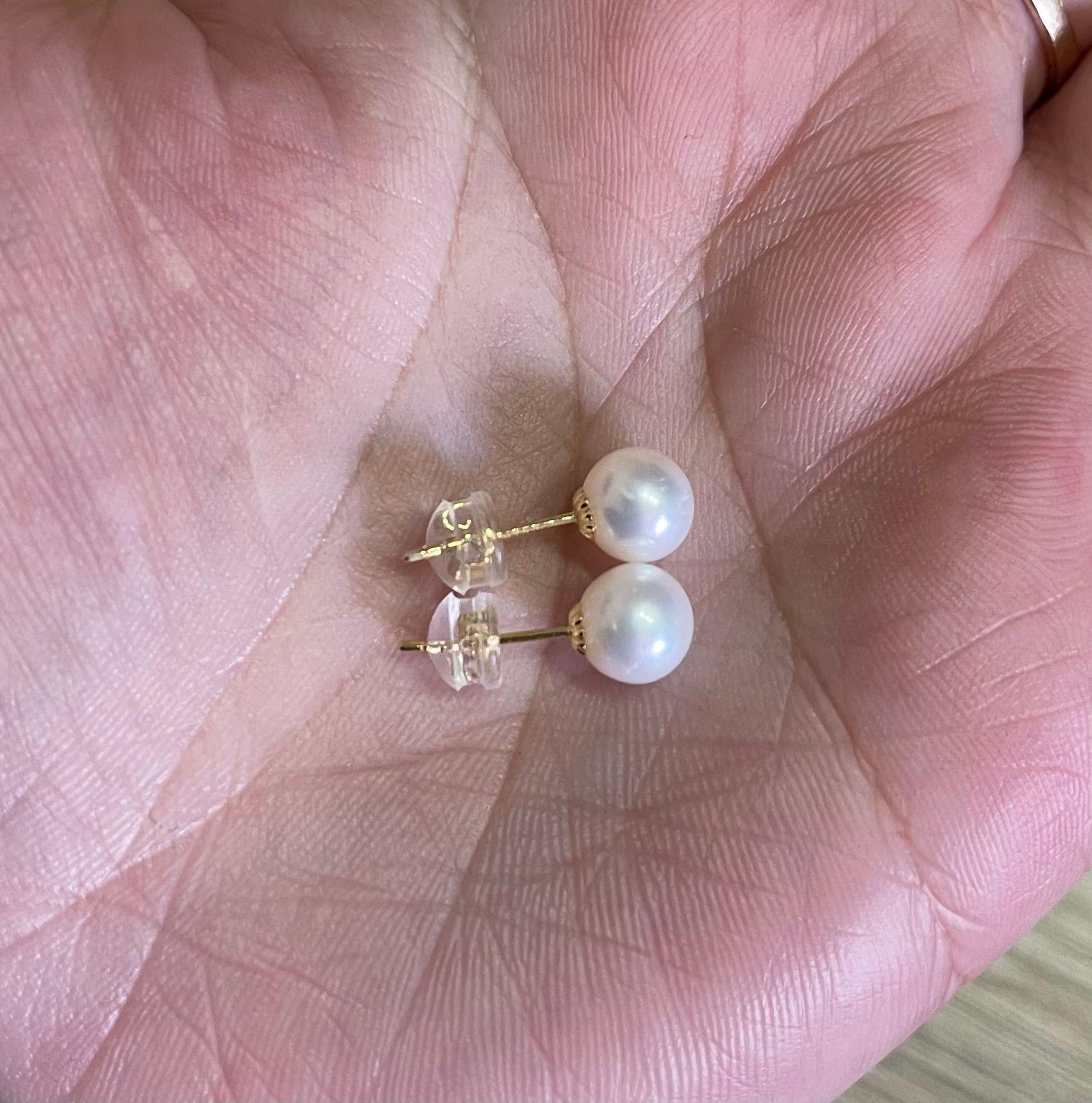 AROS PEGADOS PERLA DE RIO ORO AMARILLO 18K-5