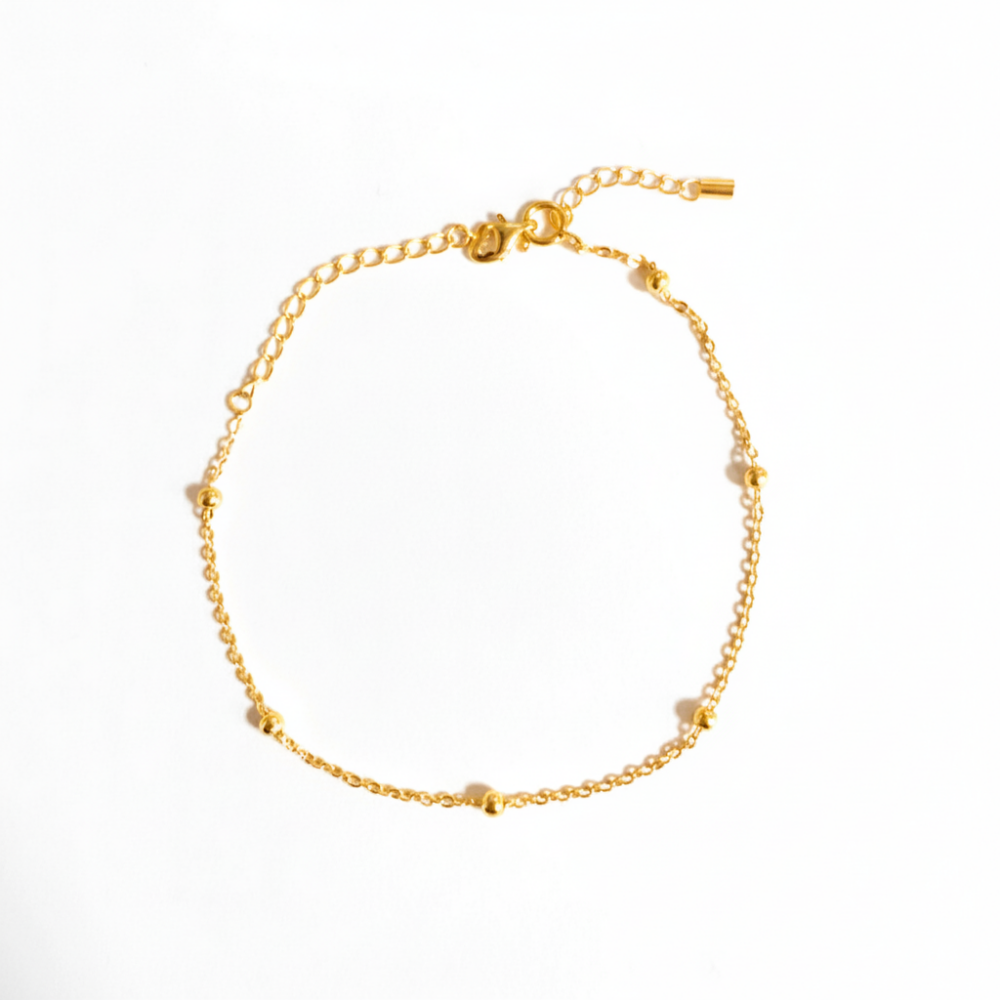 Pulsera Plata 925 Cadena Pelotitas-0