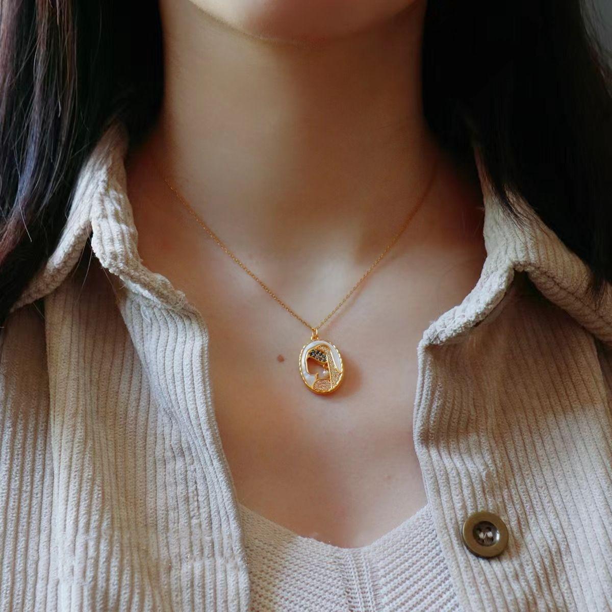 Cadena De Eslabones Oro Amarillo 18k Mujer Con Aros De Perla De Rio-4