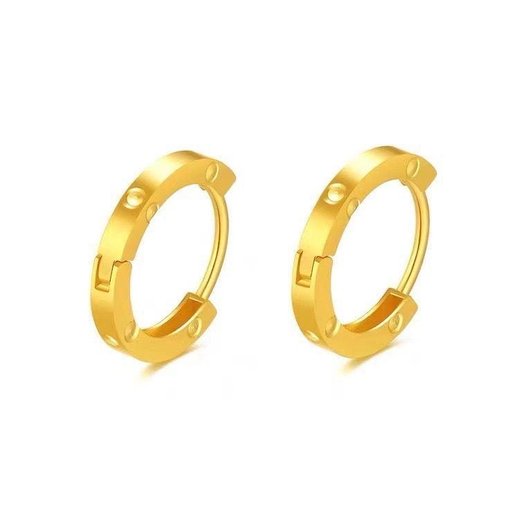 AROS ARGOLLAS DISEÑO ORO AMARILLO 18K-0