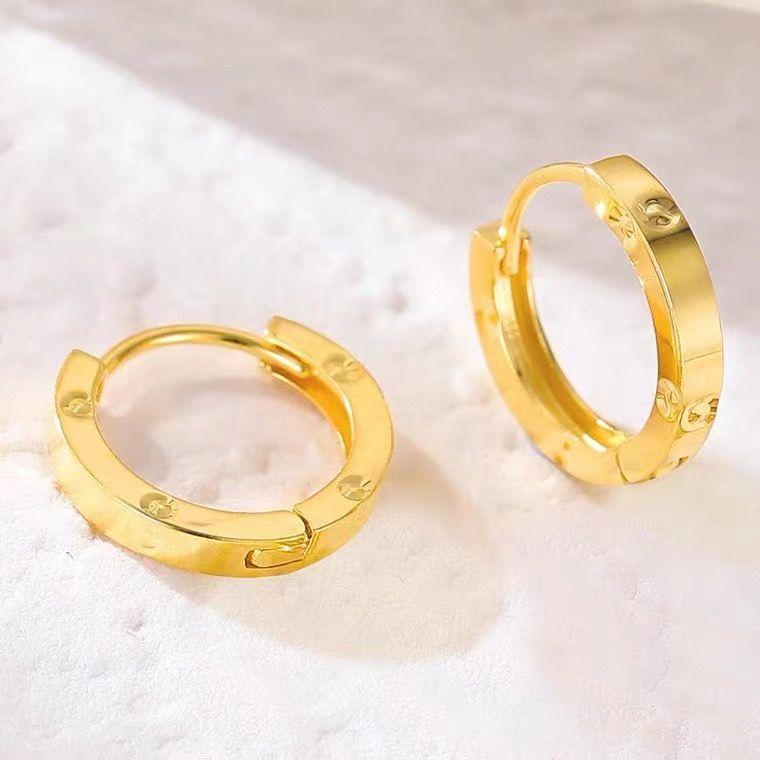 AROS ARGOLLAS DISEÑO ORO AMARILLO 18K-3