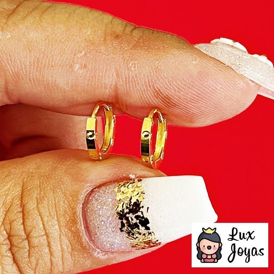 AROS ARGOLLAS DISEÑO ORO AMARILLO 18K-5