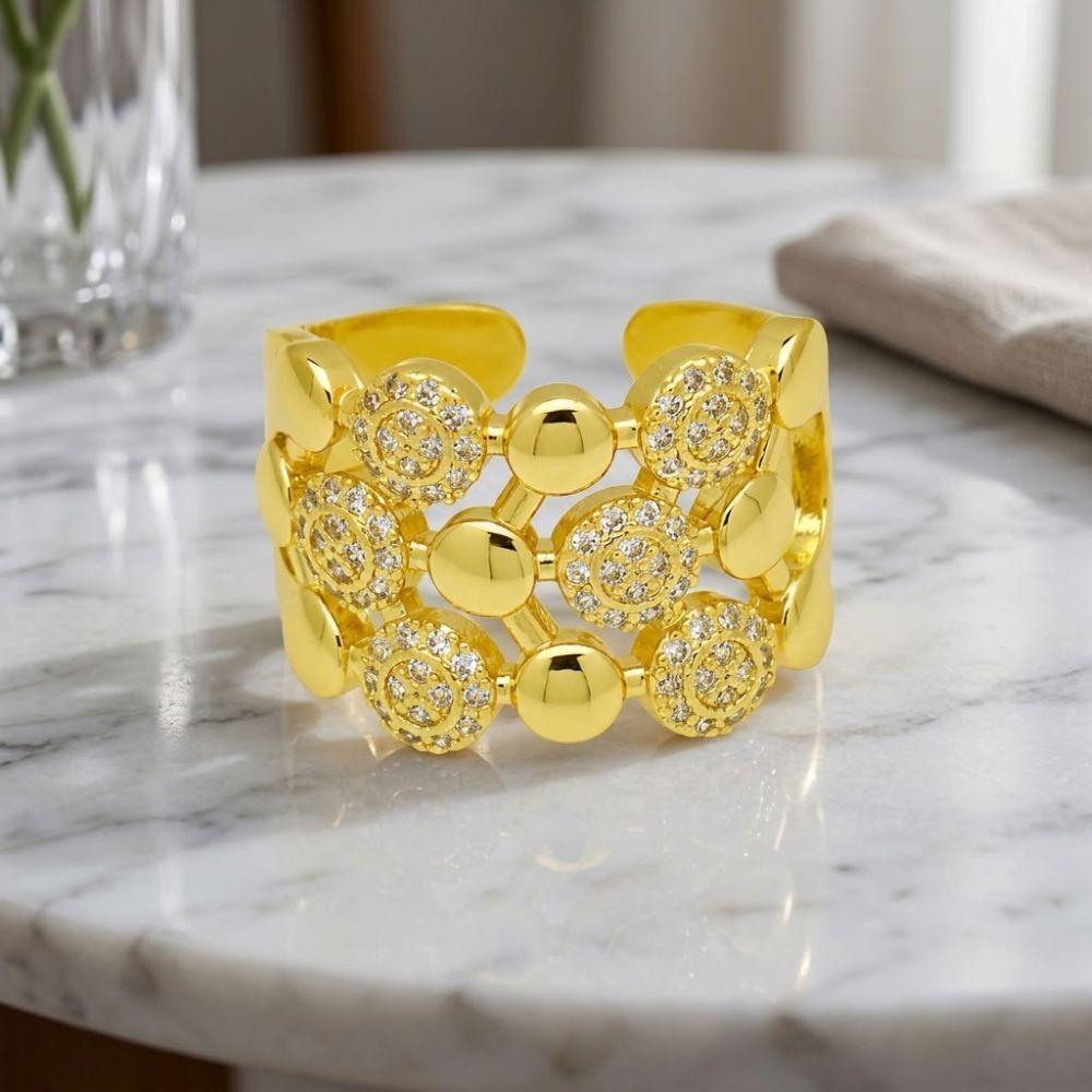 ANILLO ENCHAPADO ORO CIRC CIRCBRI-2
