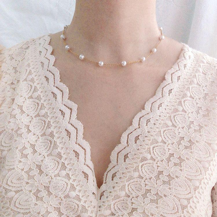 Cadena Eslabones Oro Amarillo 18k Perlas De Rio-3