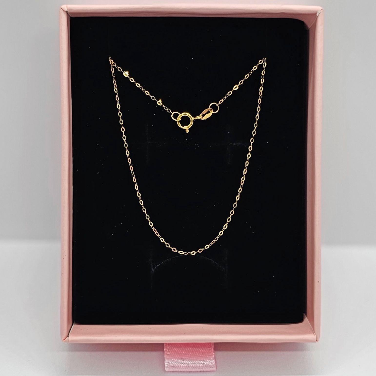 CADENA DE ESLABONES ORO AMARILLO 18K 0,35g-2