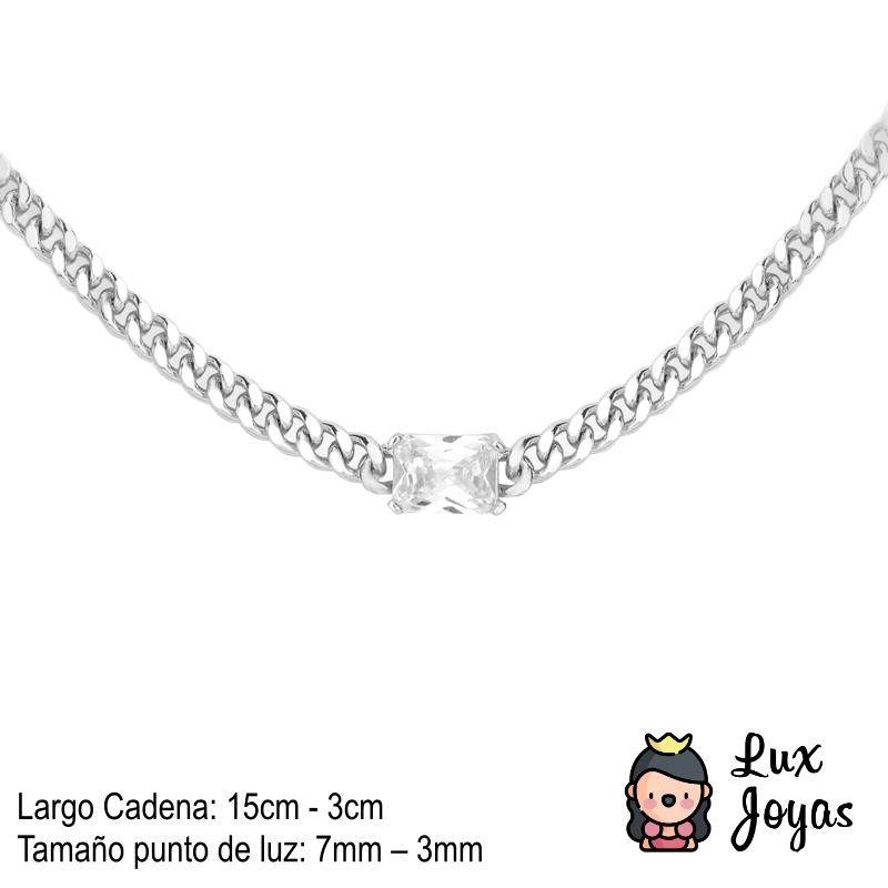 Pulsera Plata 925 Grumet Rect-2