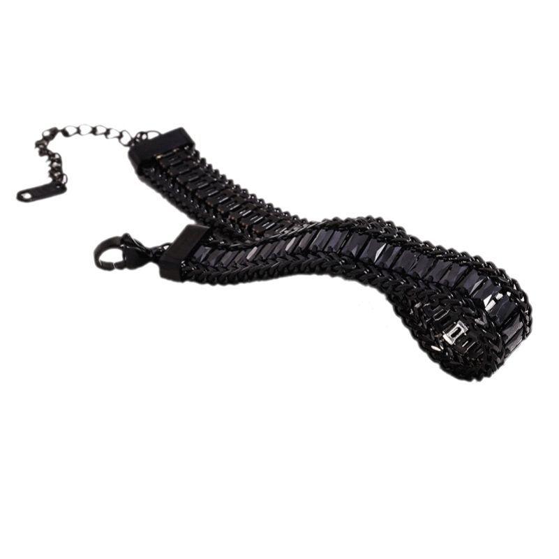 Pulsera Baño Titanio Negro Cintillo Circones Varios-0