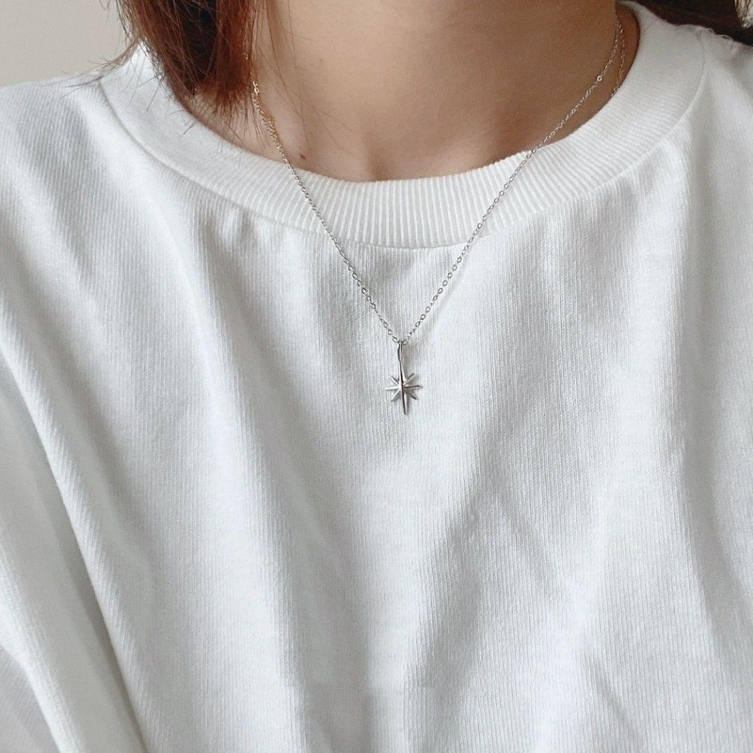 Collar Plata 925 Estrella Madi-1