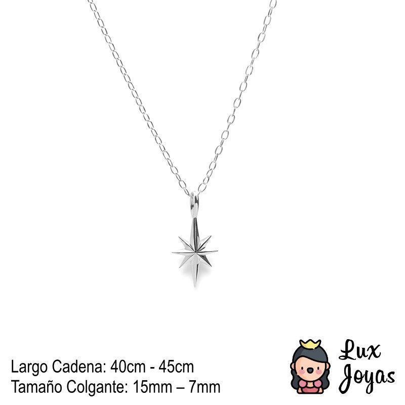 Collar Plata 925 Estrella Madi-2