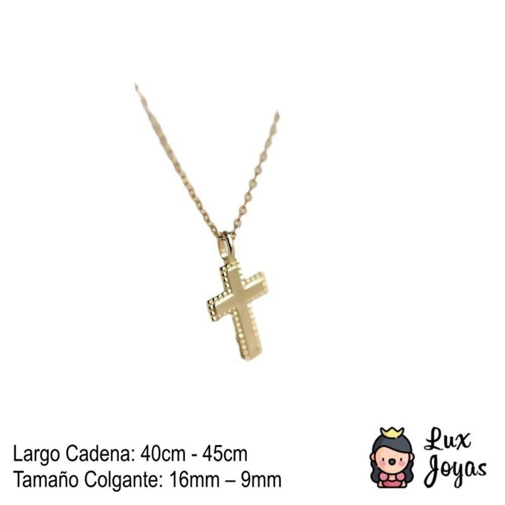 Collar Plata 925 Cruz Dis-2