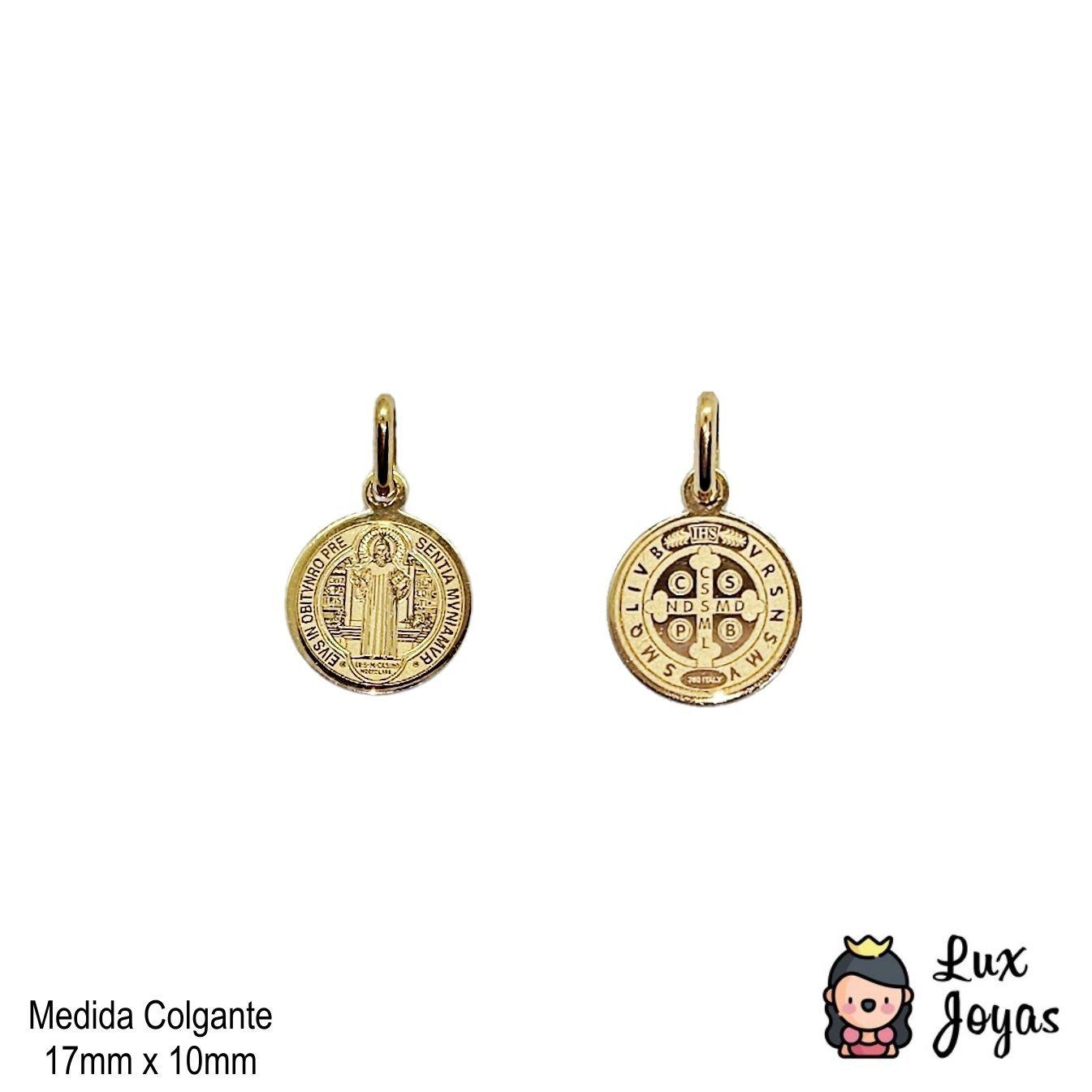 Colgante San Benito Oro Au750 - 18k Italiano-2