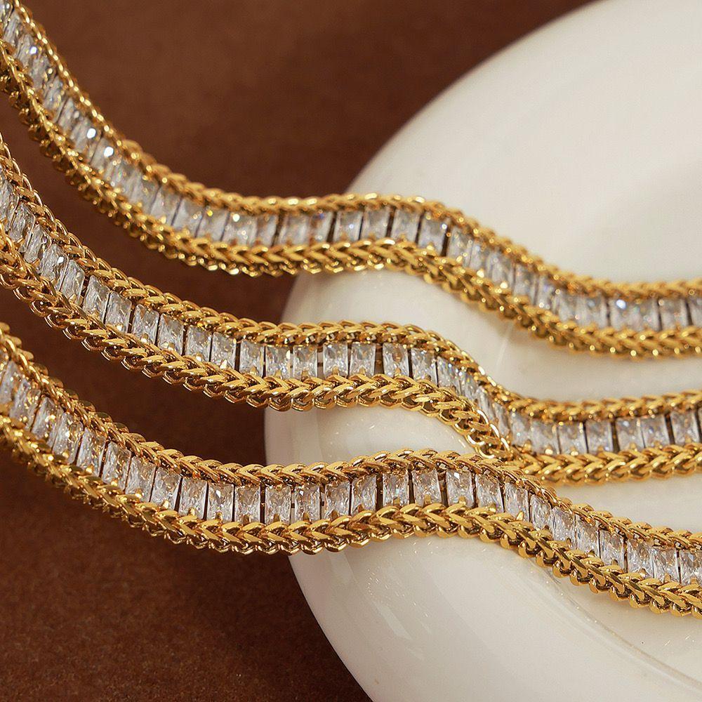 Pulsera Baño Oro 18k Cintillo Circones Varios-1