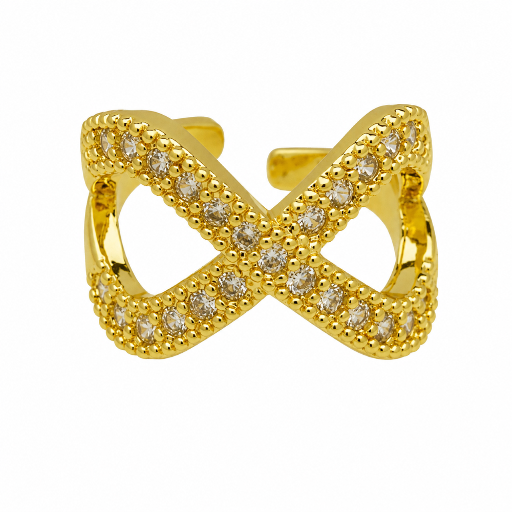 ANILLO ENCHAPADO ORO INFINITO BRI-0