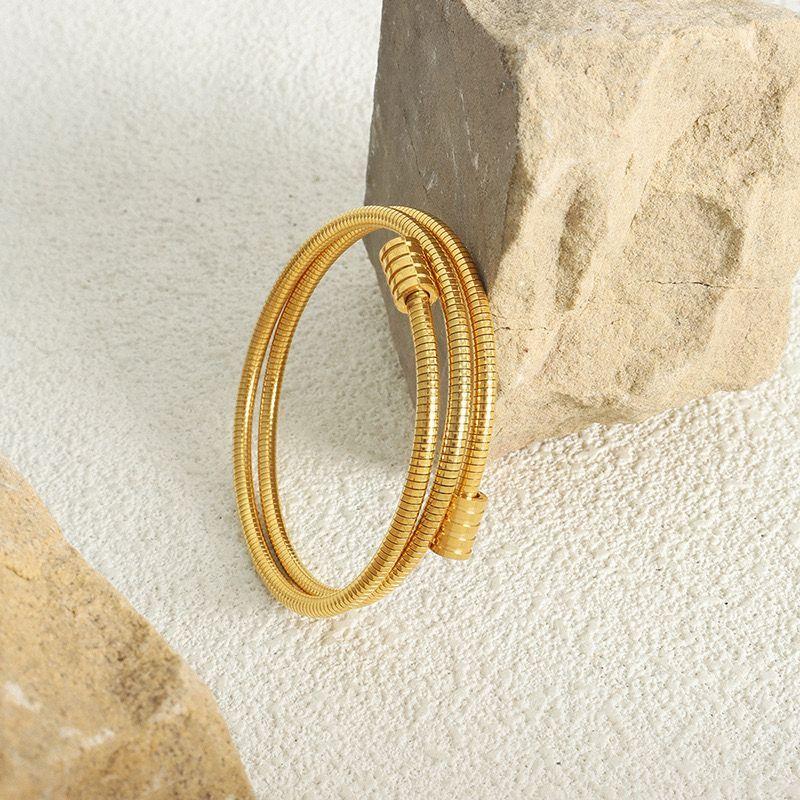 Pulsera Baño Oro 18k Resorte-1