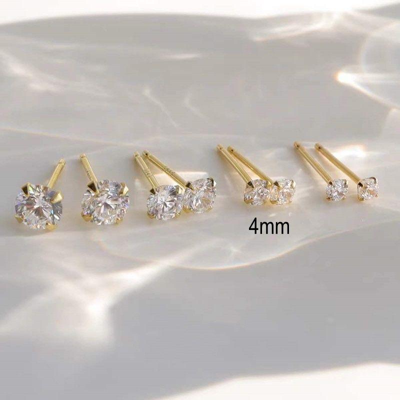 Aros Plata 925 Punto Luz 4mm-1