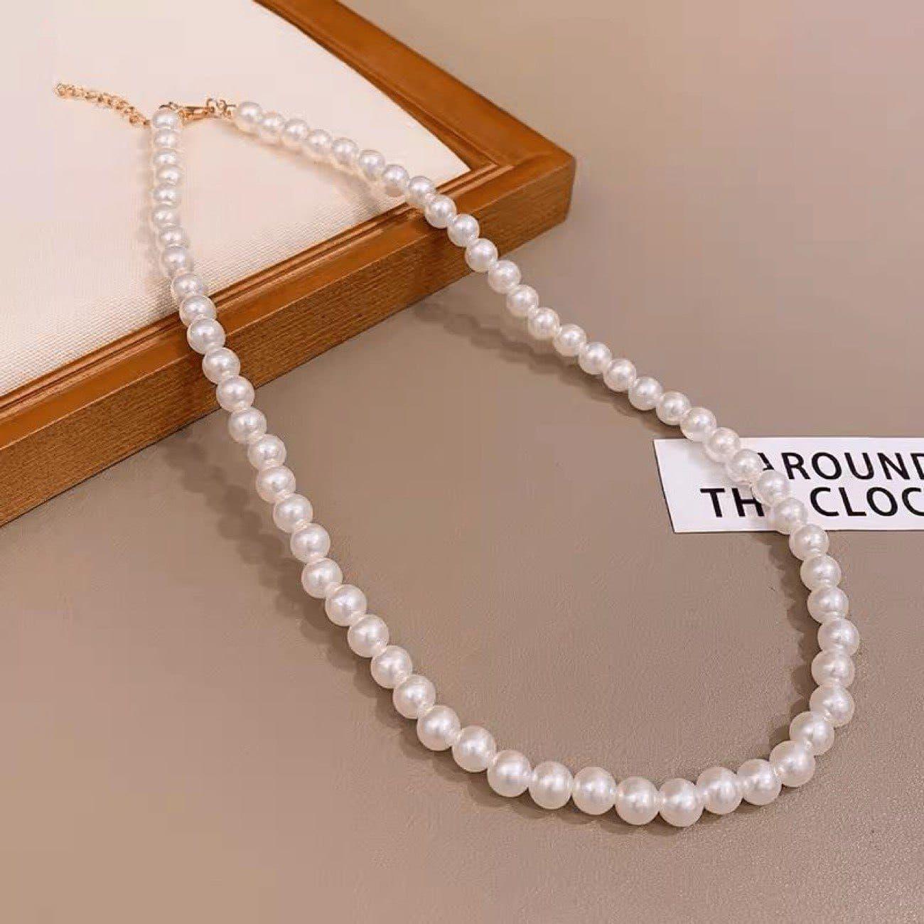 COLLAR ALEACIÓN PERLAS 8MM-2