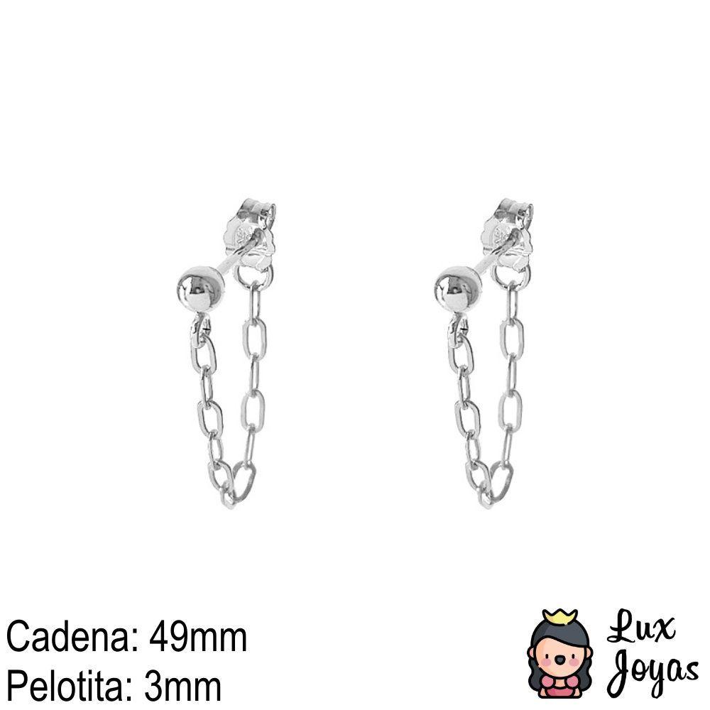 Aros Plata 925 Cadena Eslab-2