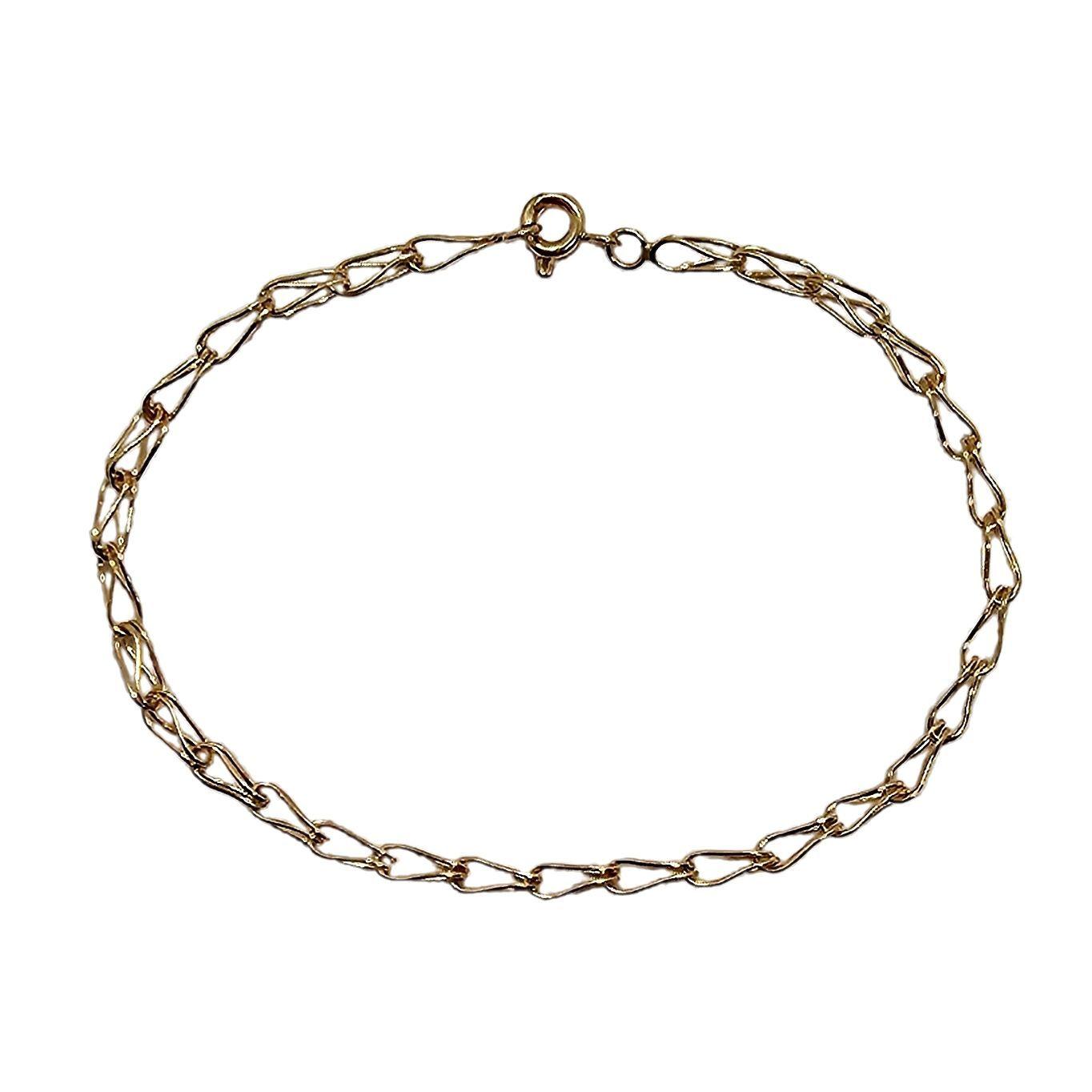 Pulsera Jaula Oro 18 Kilates Nacional-0
