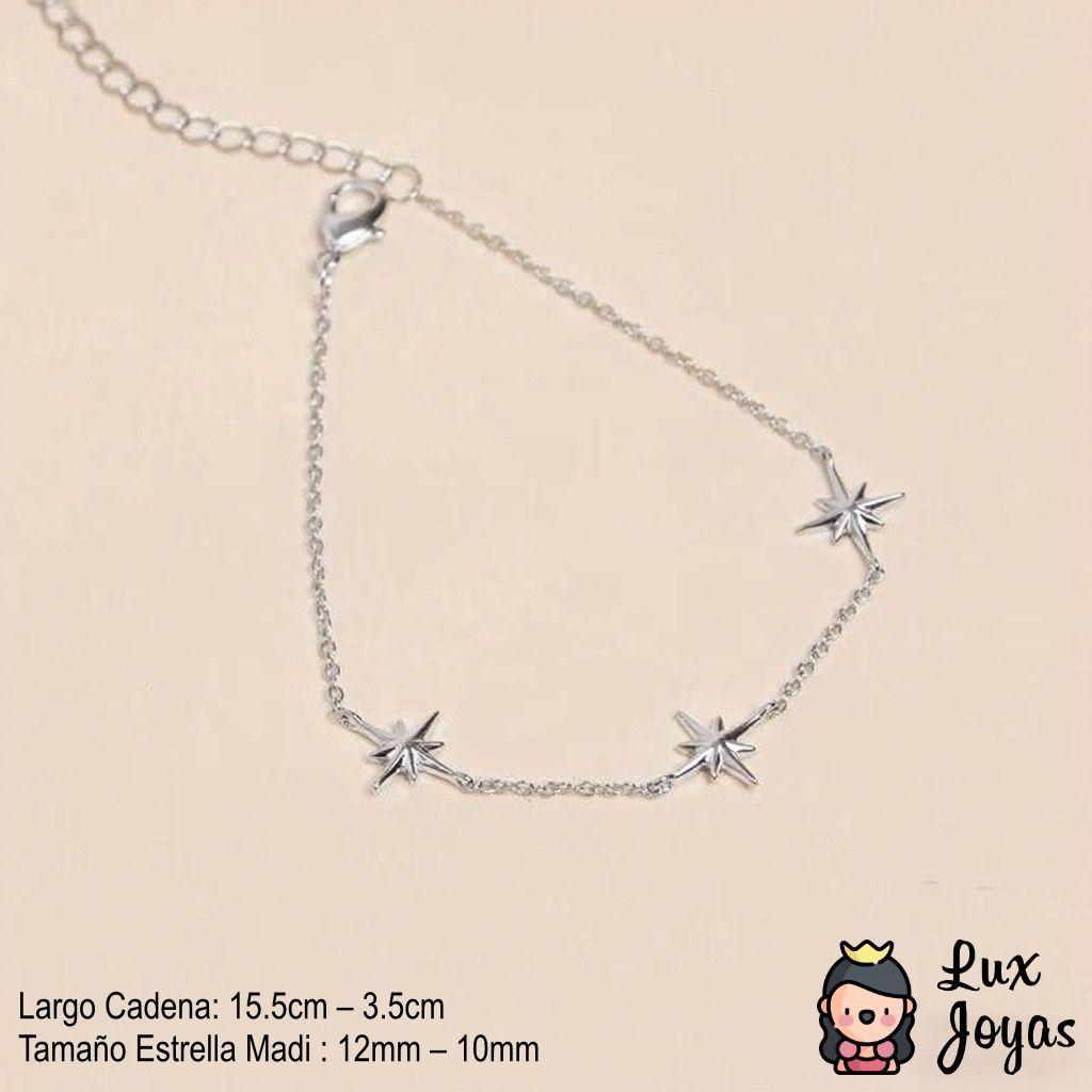 Pulsera Plata 925 Estrella Madi X3-2