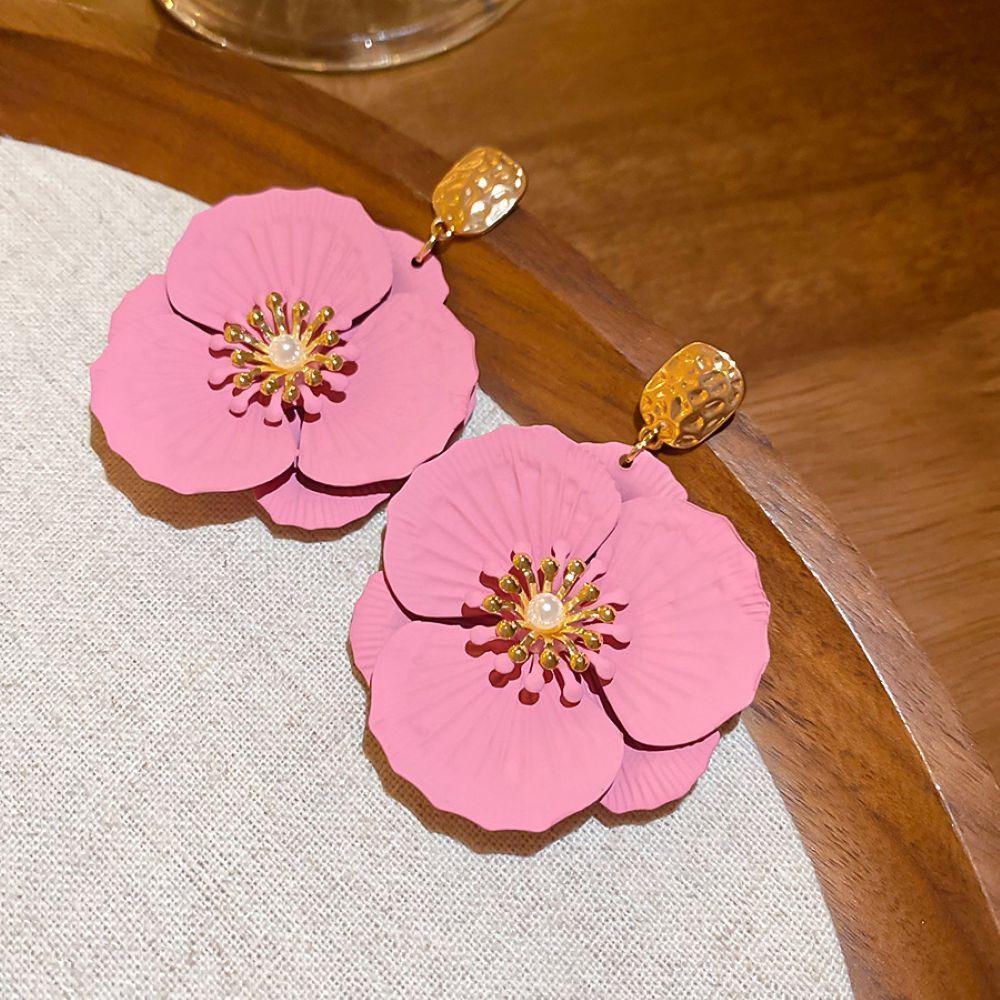 AROS ALEACIÓN FLOR ROSA-3