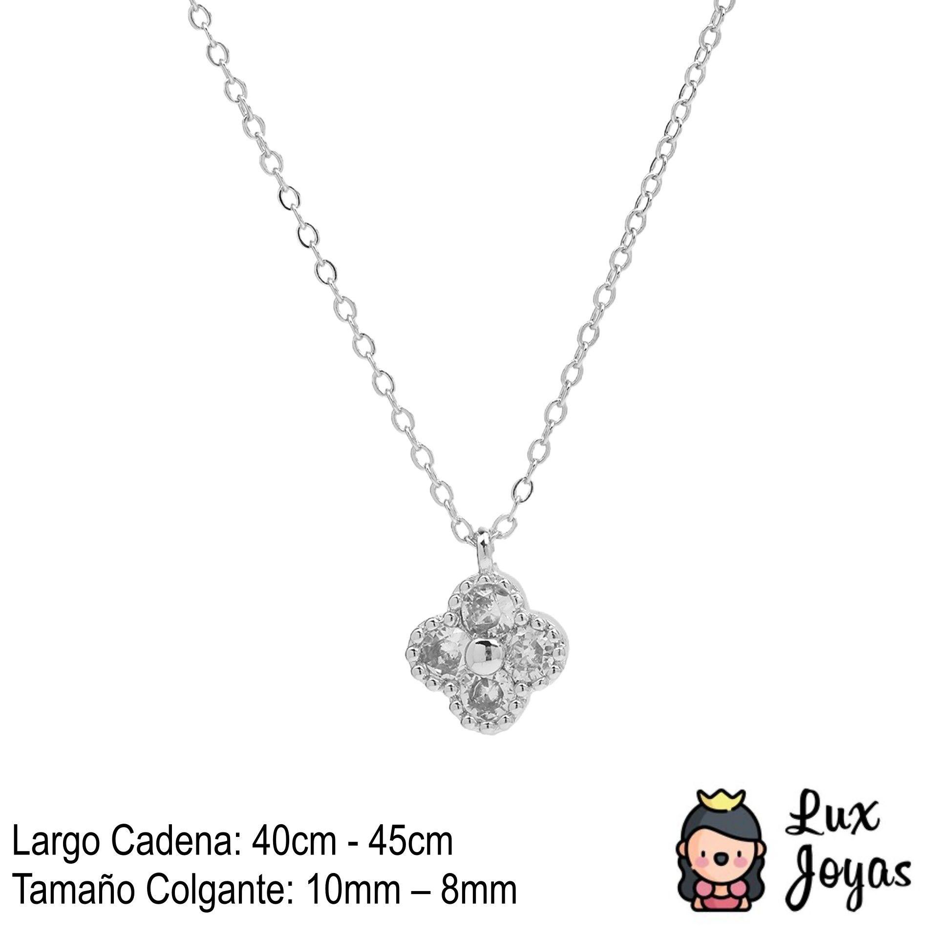 Collar Plata 925 Trébol Bord Bri-2