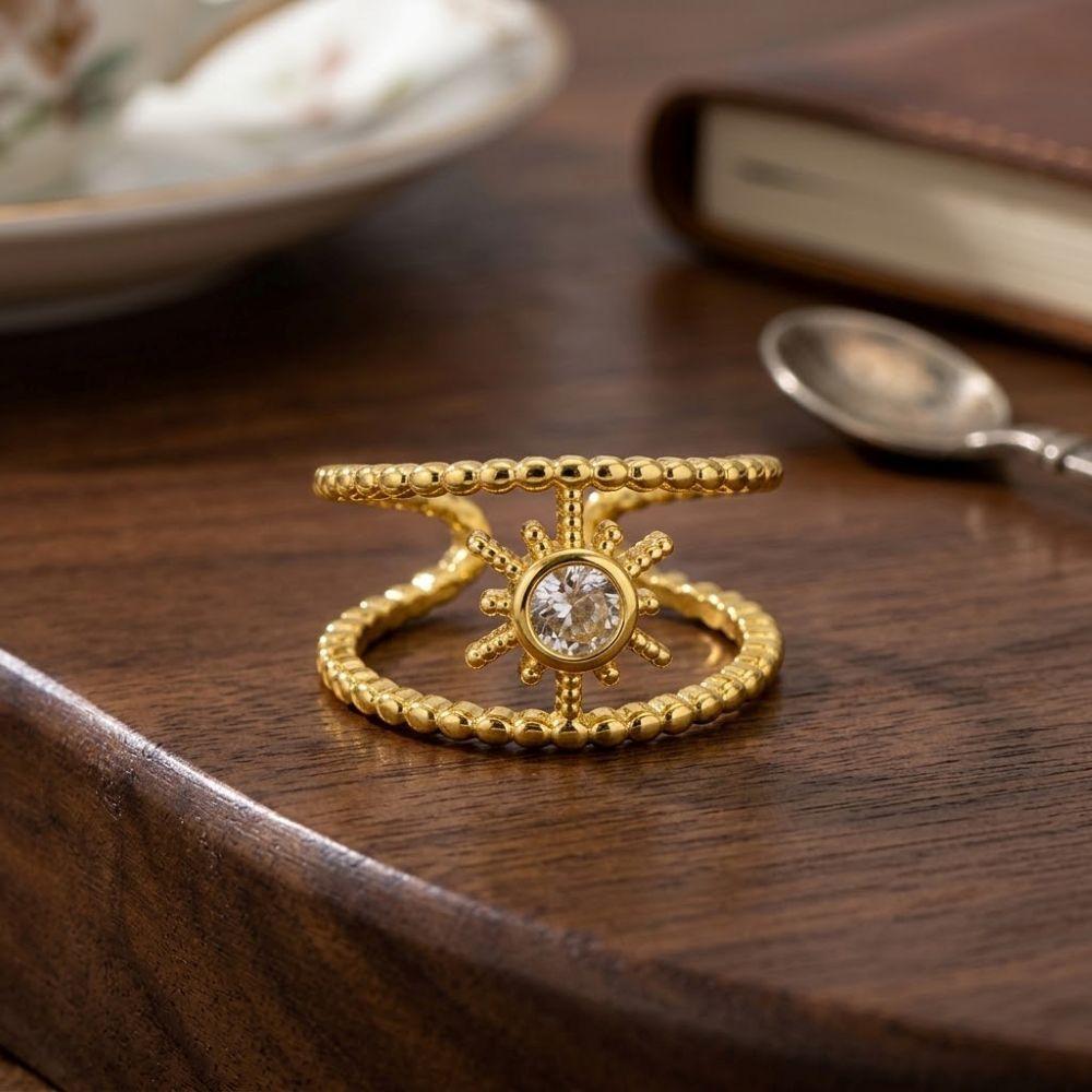 ANILLO ENCHAPADO ORO SOL BRI-2