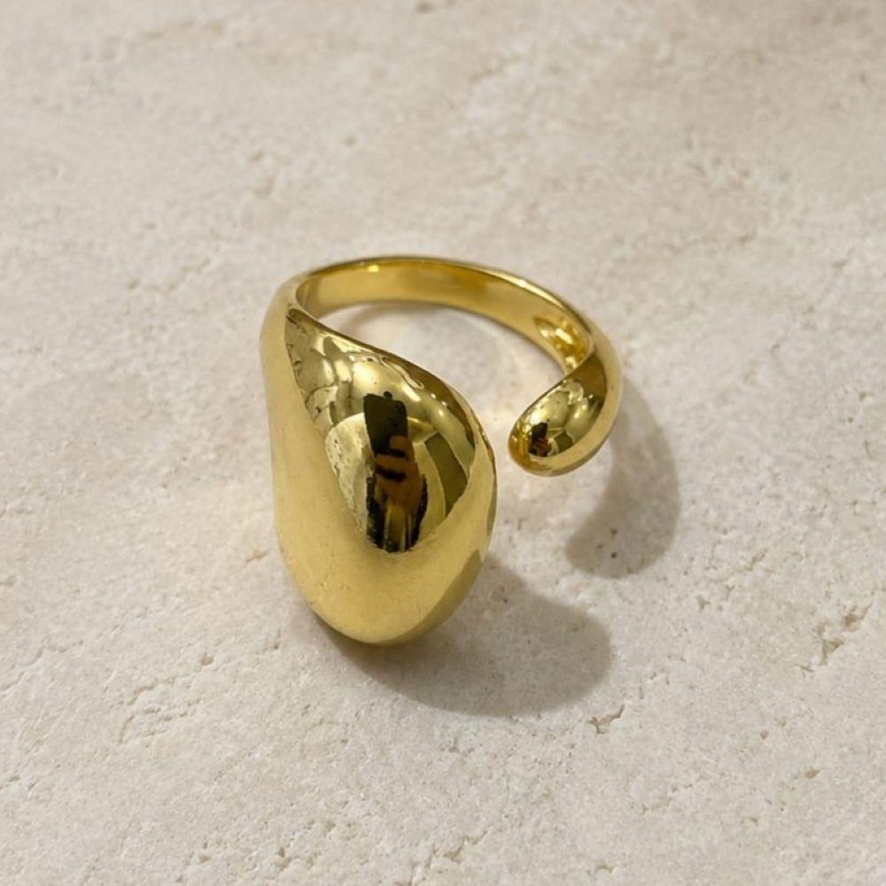 ANILLO ENCHAPADO ORO DISEÑO P -2