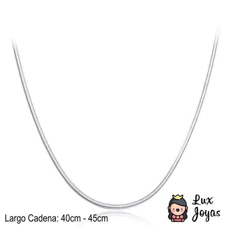 Collar Plata 925 Topo Cuadrada-2
