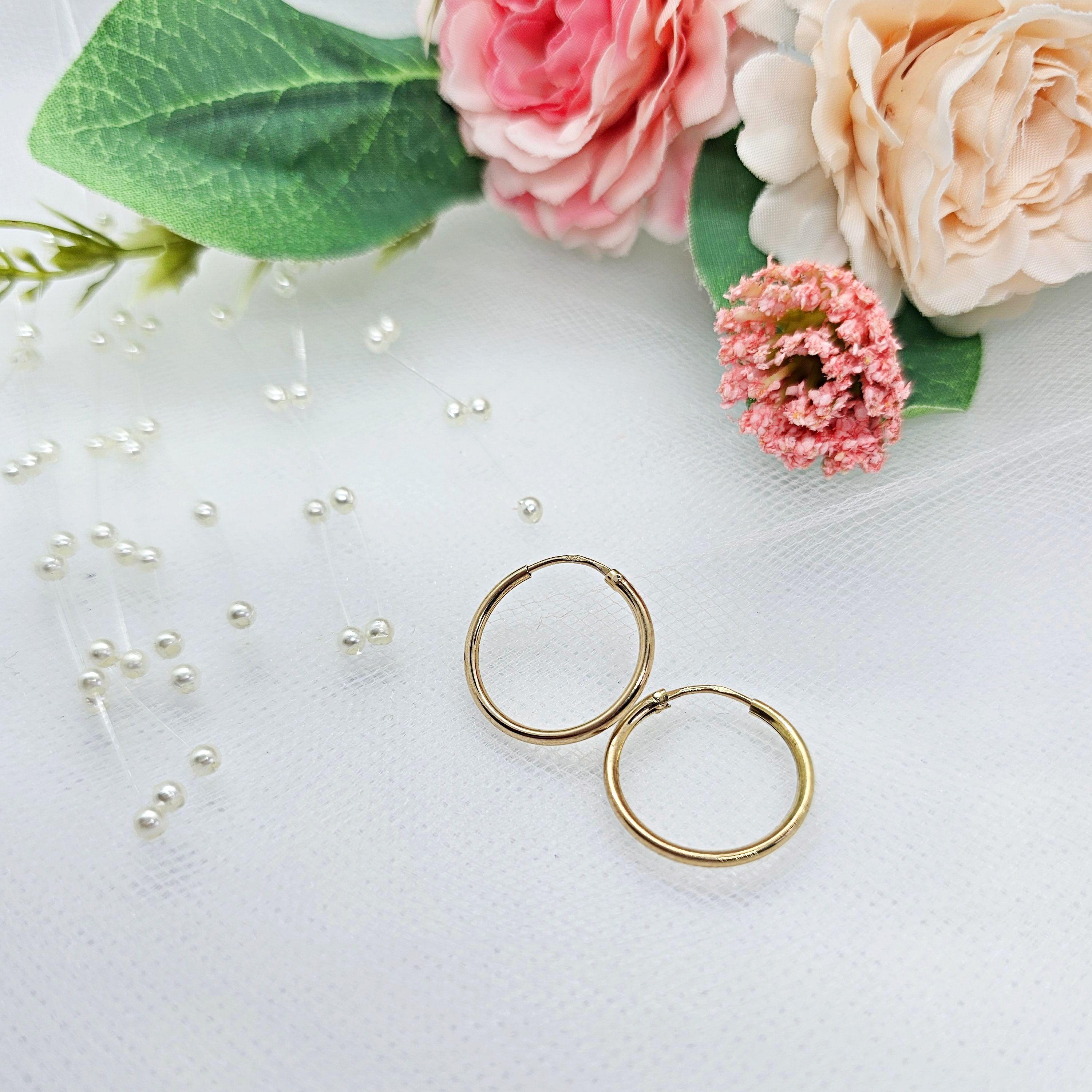 Aros Argollas Oro 18k Nacional 20mm-2