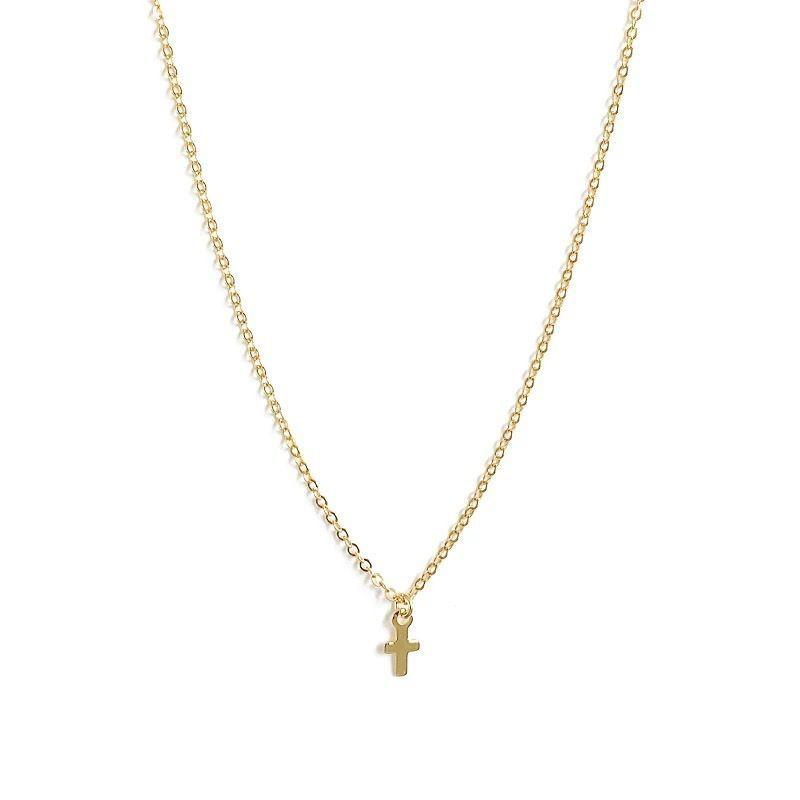 Collar Plata 925 Cruz Lisa S-0