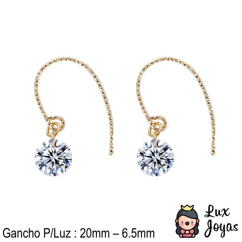 Aros Plata 925 Gancho P/Luz-2