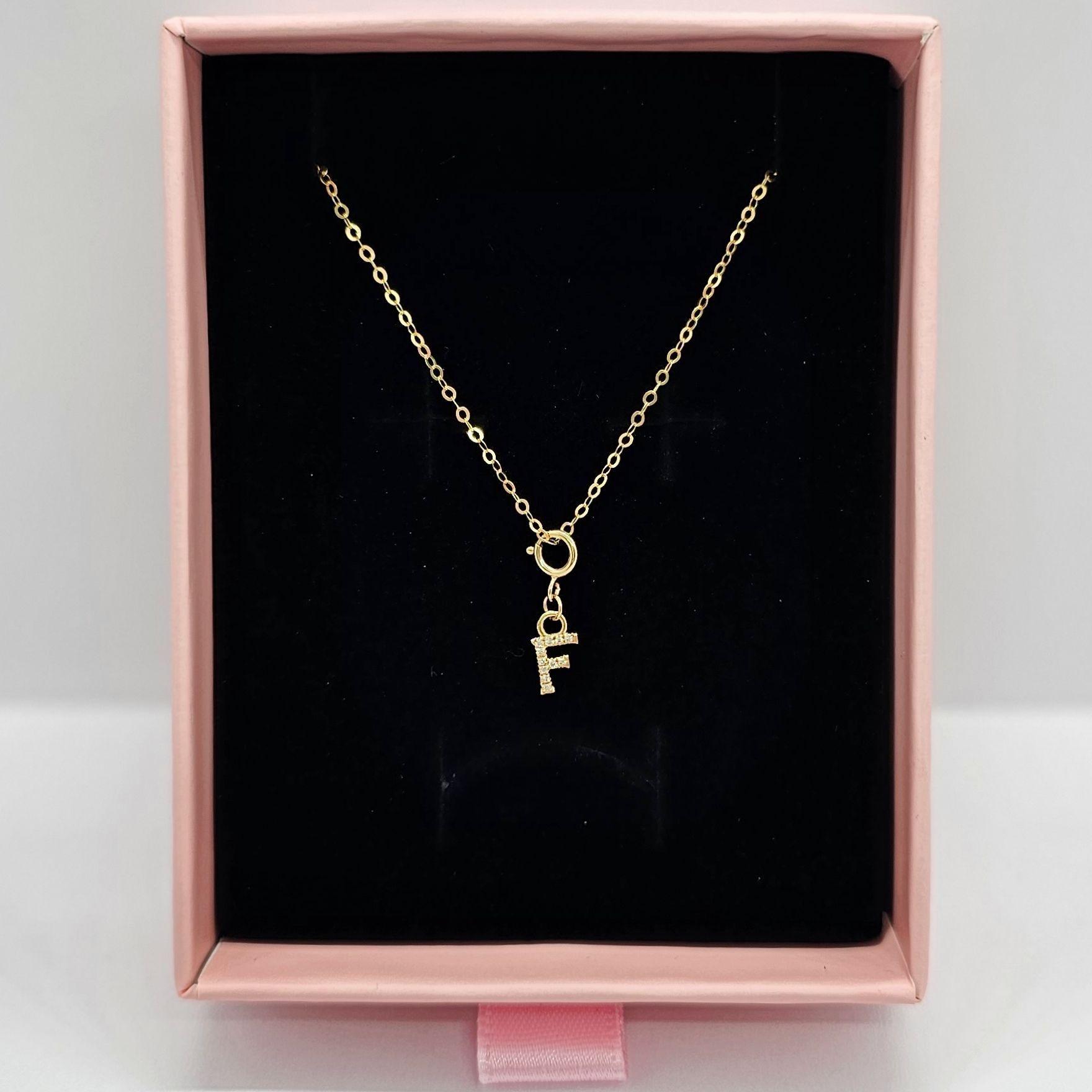 Colgante Charm Letras Inicial E Full Diamante 18 Kilates-3